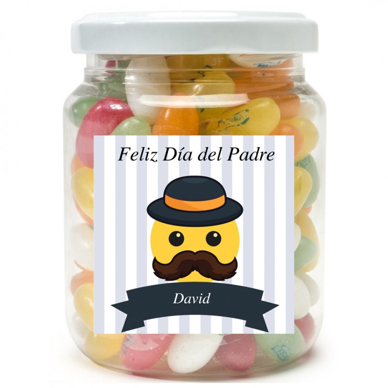 Barattolo di caramelle personalizzato da regalare a papà