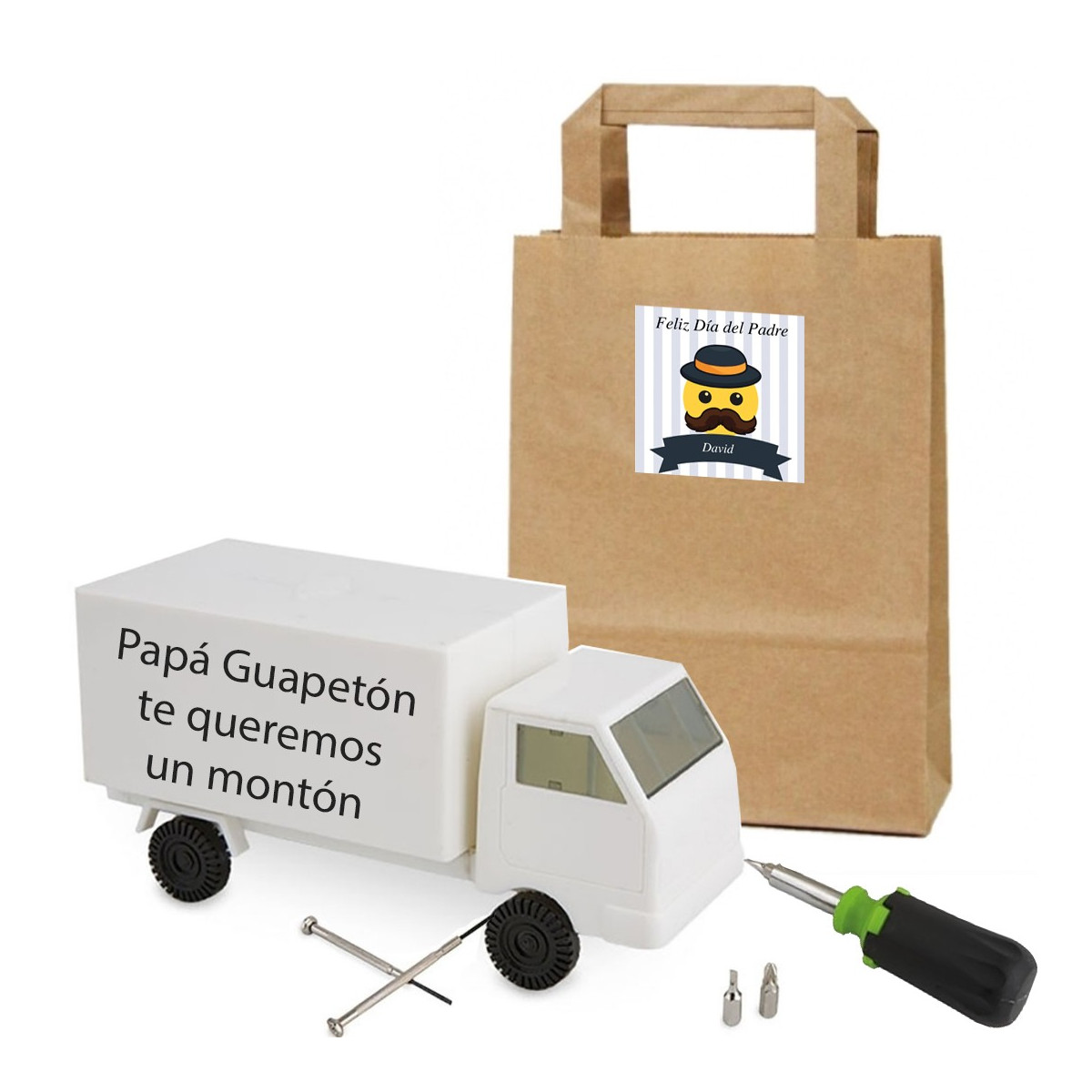 Kit di attrezzi personalizzato per regalo per la festa del papà