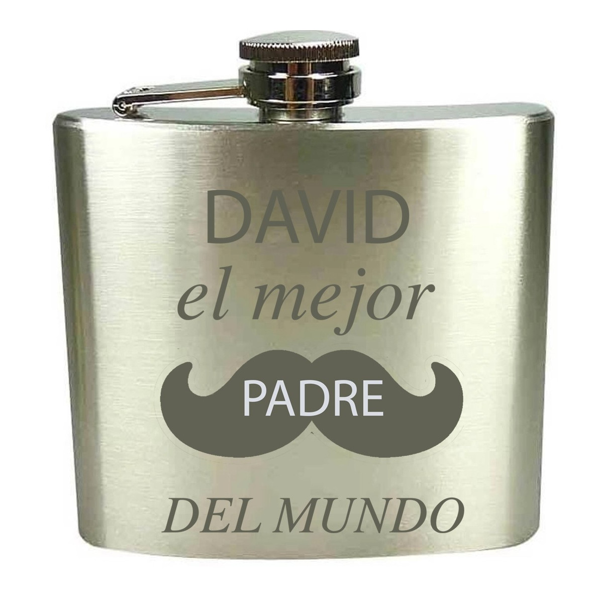 Flask personalizzata con incisione laser per la festa del papà