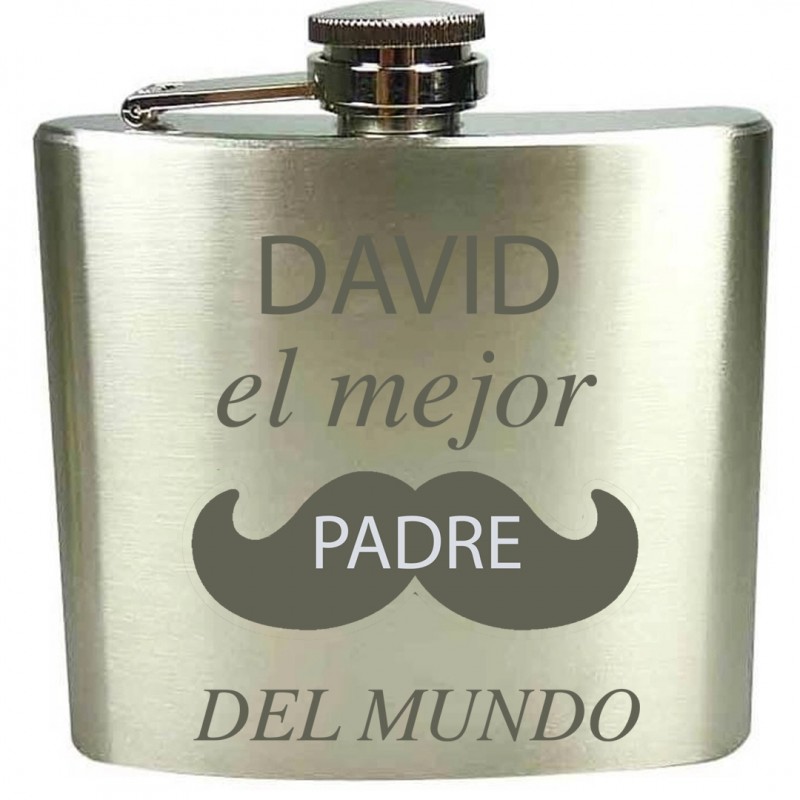 Flask personalizzata con incisione laser per la festa del papà