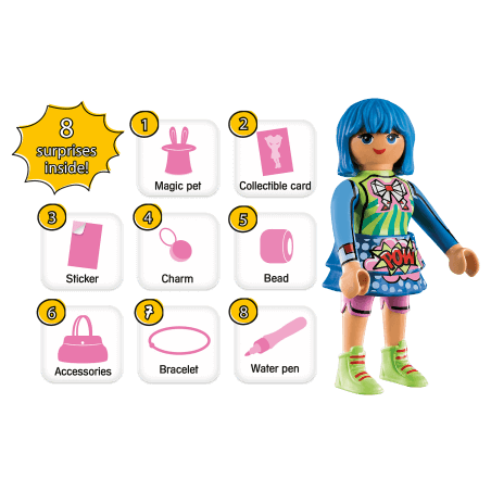Figure playmobil mondo comic clare