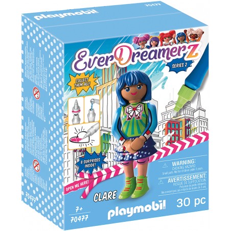 Figure playmobil mondo comic clare