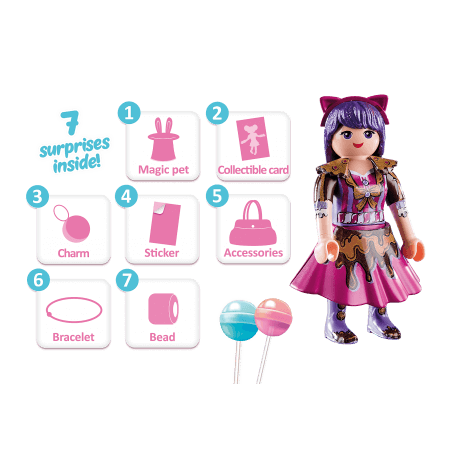 Scatola sorpresa Playmobil Viona Candy World serie 1