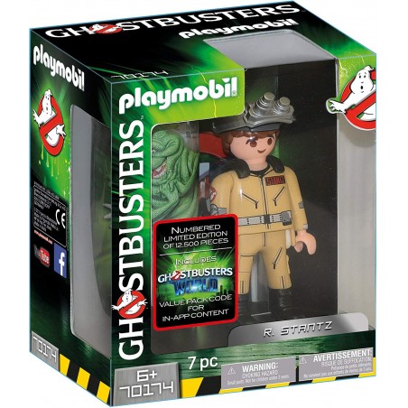 Figura da collezione playmobil r. stantz ghostbusters