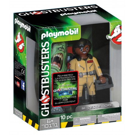 Figura da collezione illimitata di playmobil w. zeddemore