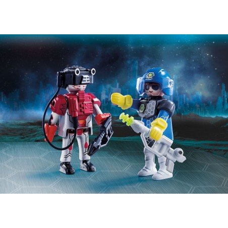 Playmobil space police and thief pack