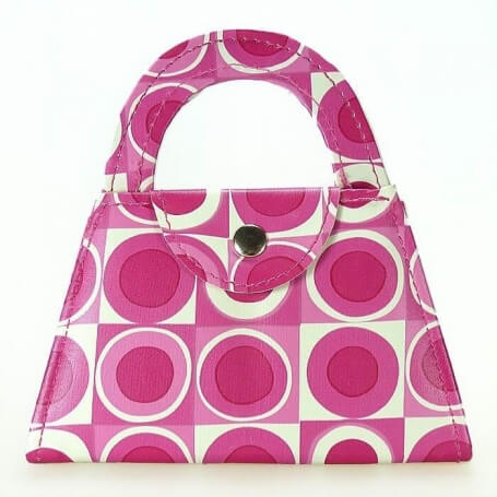Set manicure a forma di borsa per ospiti