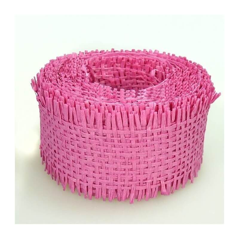 Rullo di nastri per fiocchi fucsia