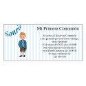 Invito comunione bambino personalizzato