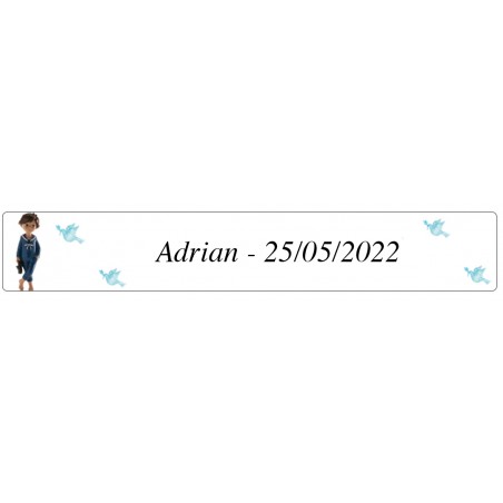 Adesivo prima comunione bambino Adrian