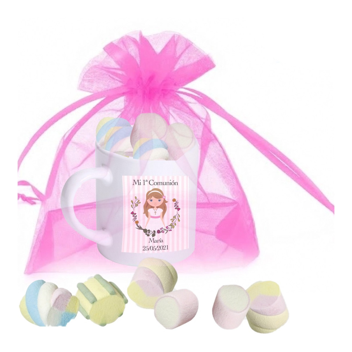 Tazza di comunione con nuvole dolci personalizzata