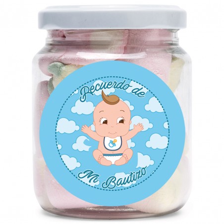 Vasetti di chuches per battesimi