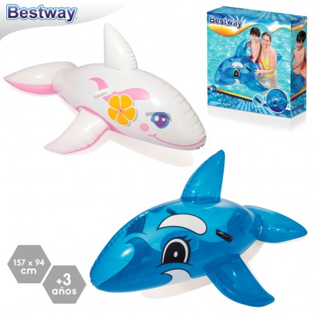Orca gonfiabile trasparente