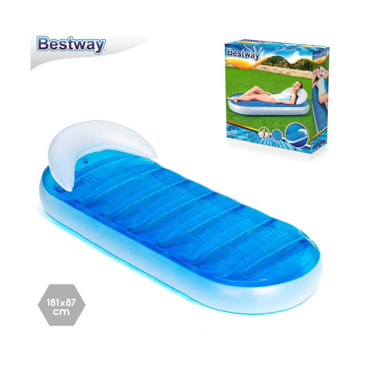 Tumbona da piscina gonfiabile