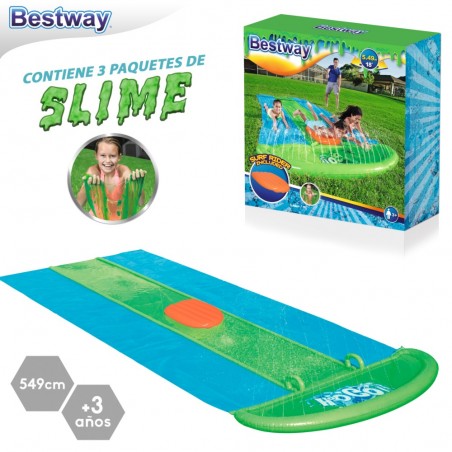 Binario scorrevole triplo slime squishy 549 cm