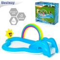 Attività piscina arcobaleno gonfiabile