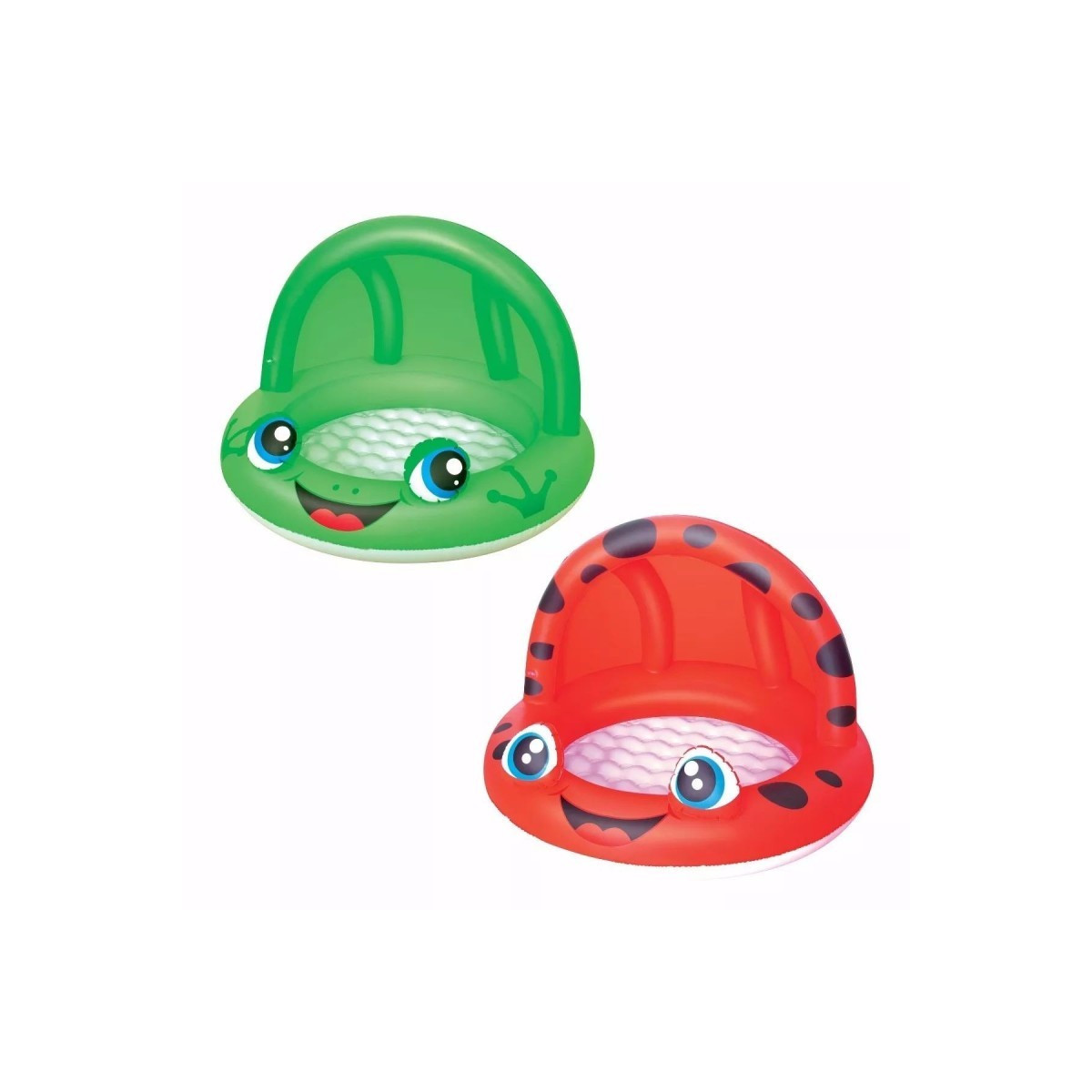 Divertimento in piscina con gli occhi