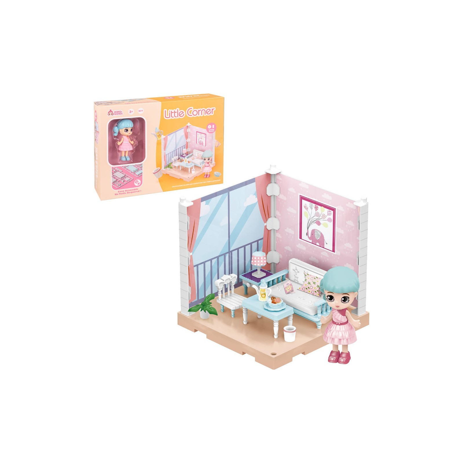 Bambola da collezione Little Corner soggiorno