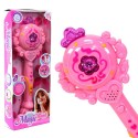 Bacchetta magica con luce e suono di colore rosa