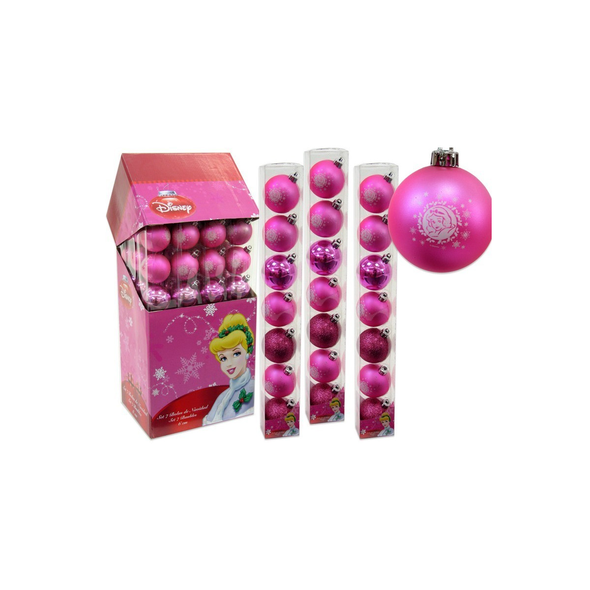 S 7 palla principessa rosa 6 cm