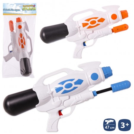 Pistola ad acqua c cebador bianca 2 c