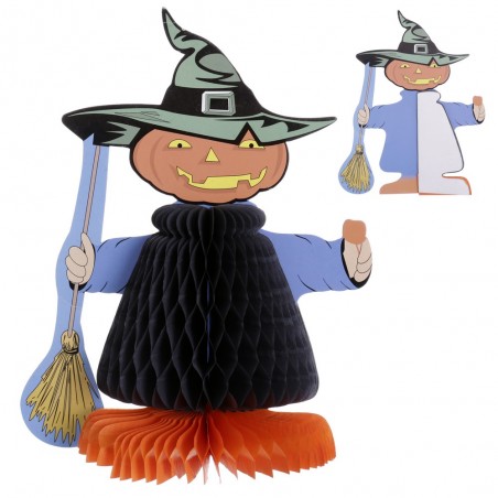 Spaventapasseri zucca carta 25 cm