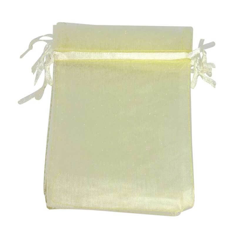 Sacchetto organza beige 13 x 17
