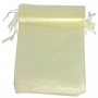Sacchetto organza beige 15 x 20