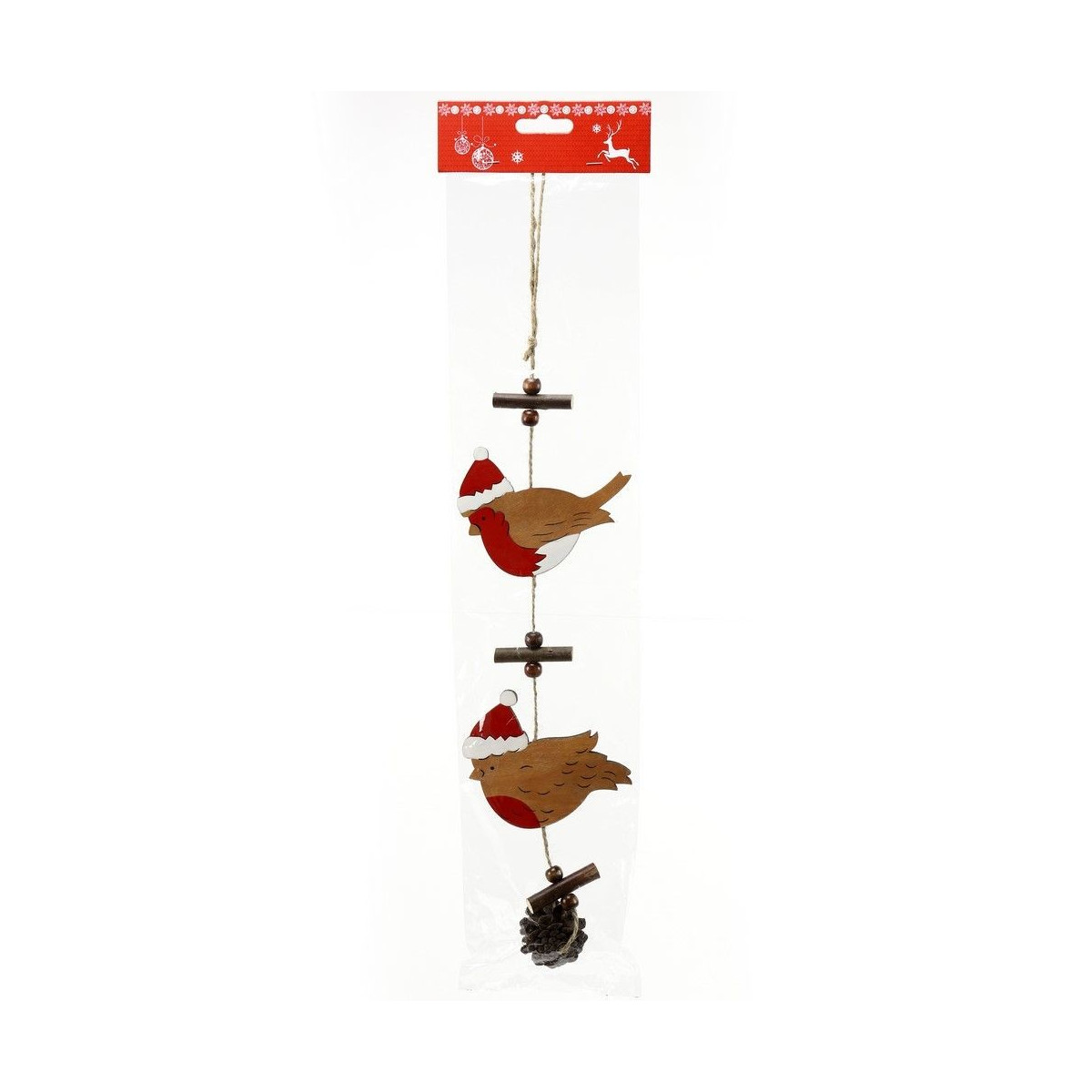 Ciondolo uccello in legno 9 50 x 0 50 x 52 cm