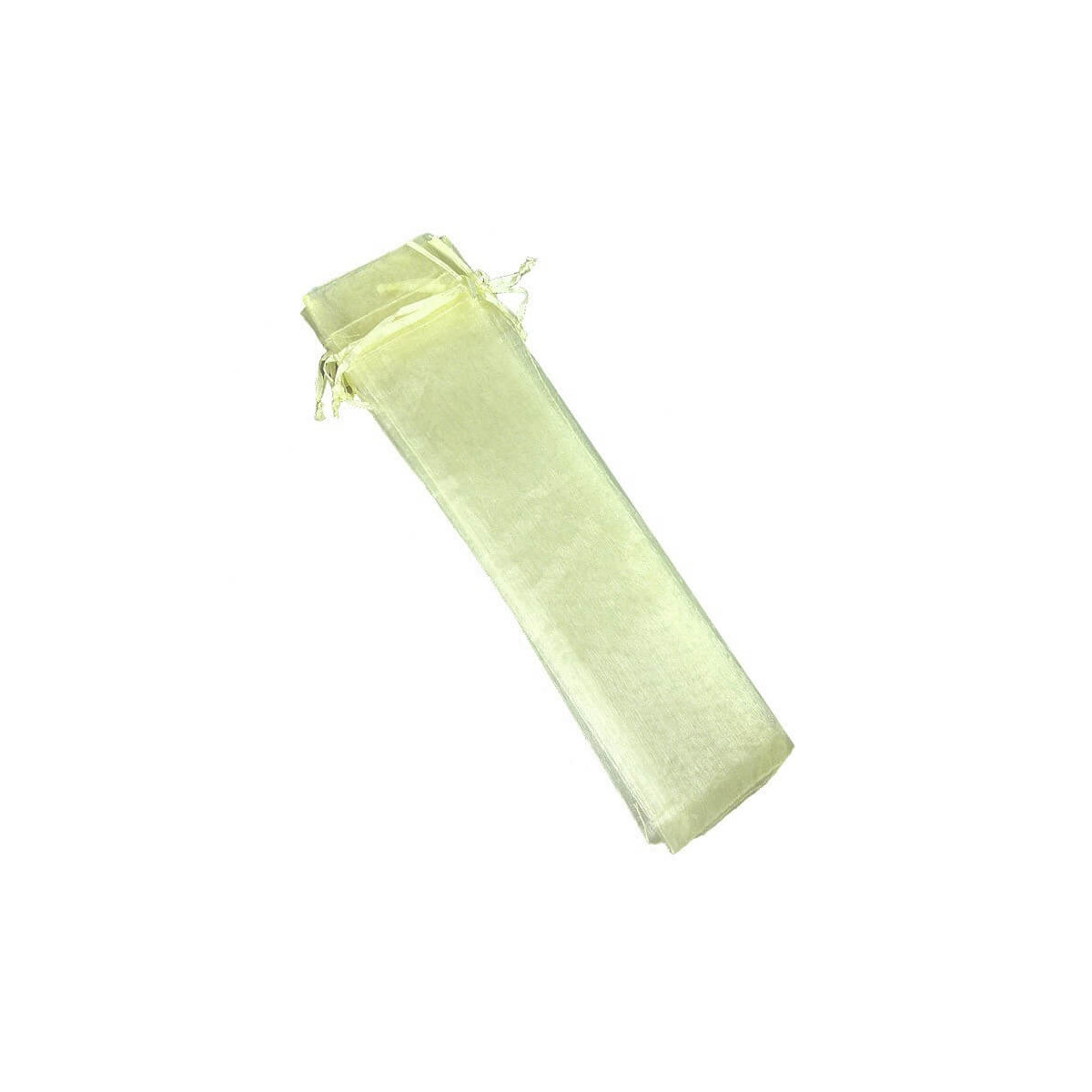 Custodia in organza beige 30x7 cm