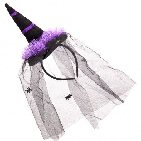 Cerchietto Da Strega Viola 5 X 2 X 27 Cm