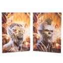 Poster 3d lenticolare per animali 39 50 x 0 20 x 40 cm