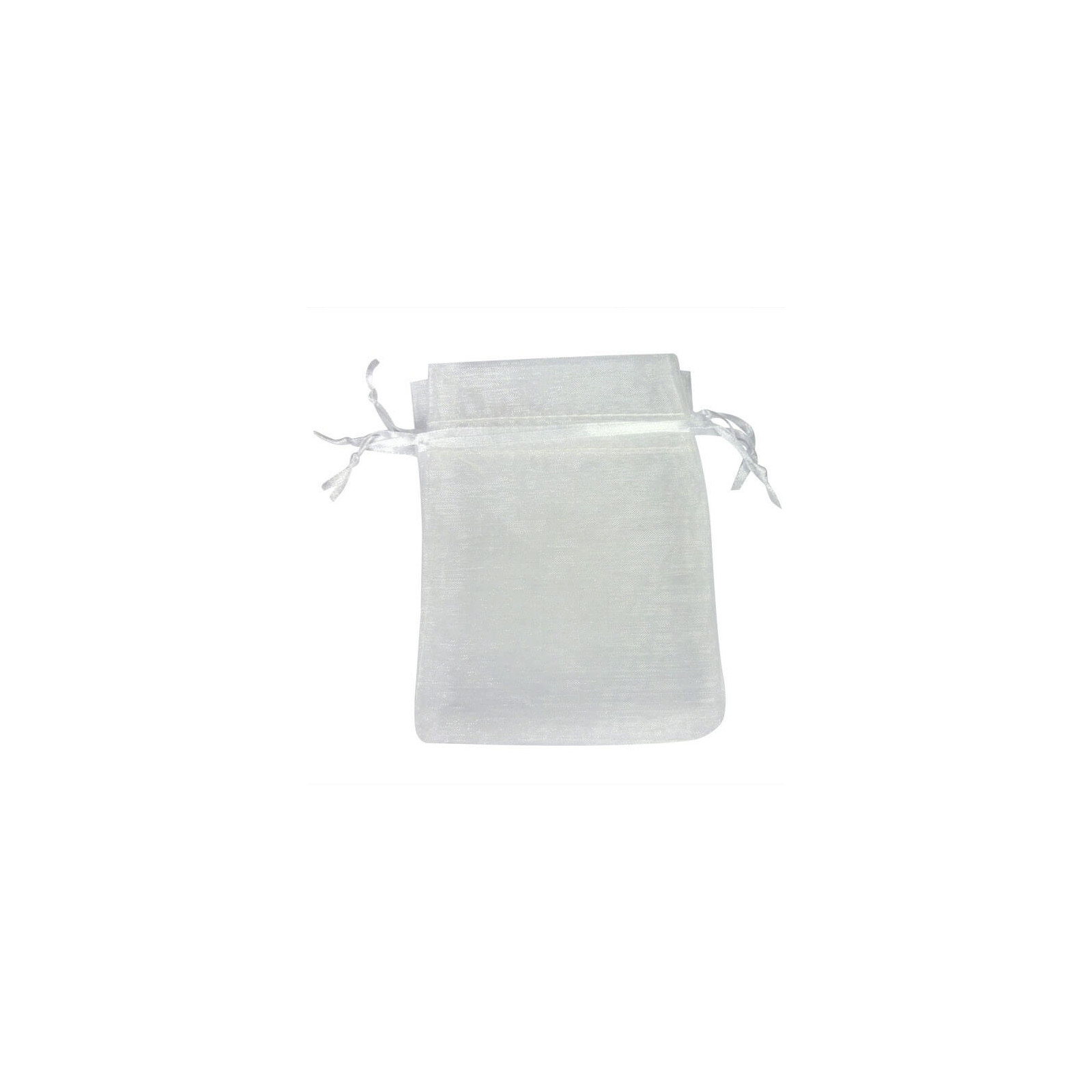Borsa in organza bianca