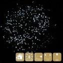 300 luci led 8 funzioni bianco