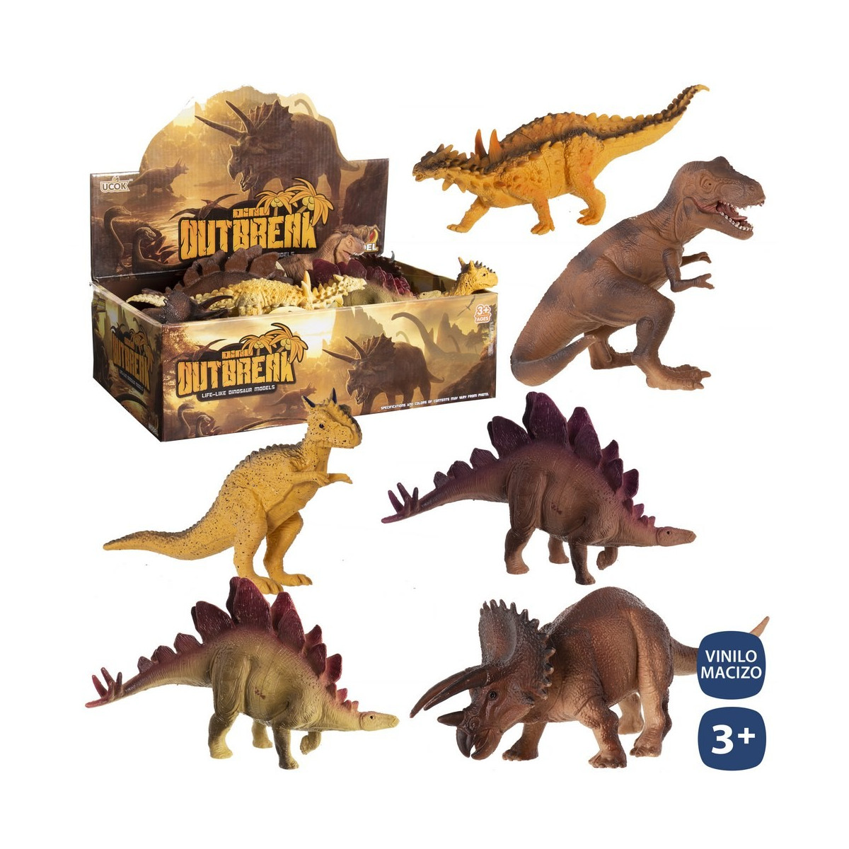 Dinosauro vinile 6 m 18 cm