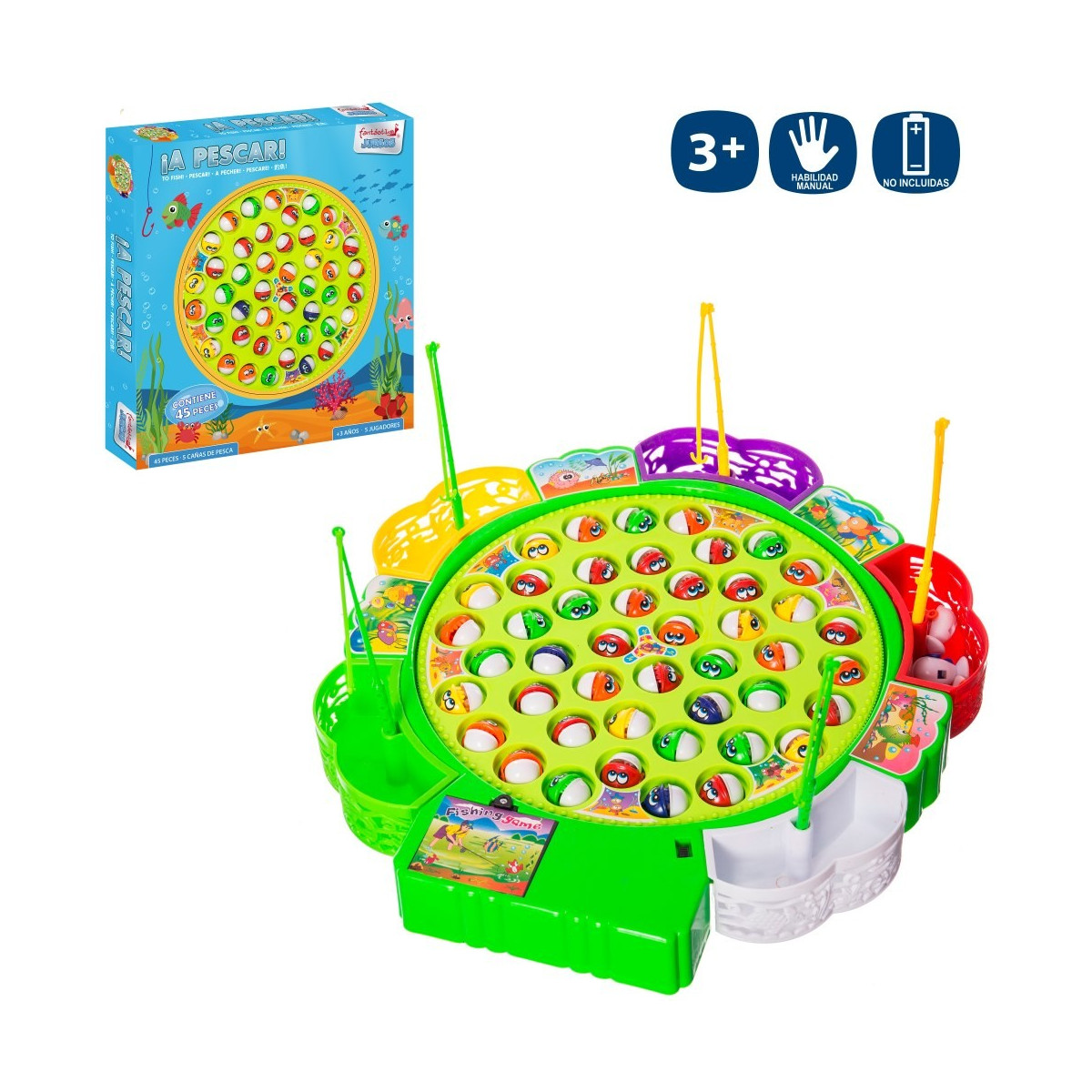 S 45 pezzi gioco di pesca elettrico