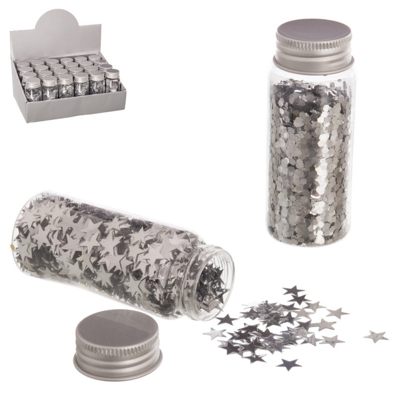 Glitter argento 4 m 3 70 x 3 70 x 9 10 cm