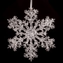Pendente stella neve 25 x 25 cm