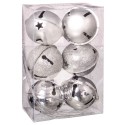 S 6 campana in metallo argento 5 x 5 x 5 cm