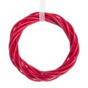 Anello di vimini rosso 15 x 15 x 2 50 cm