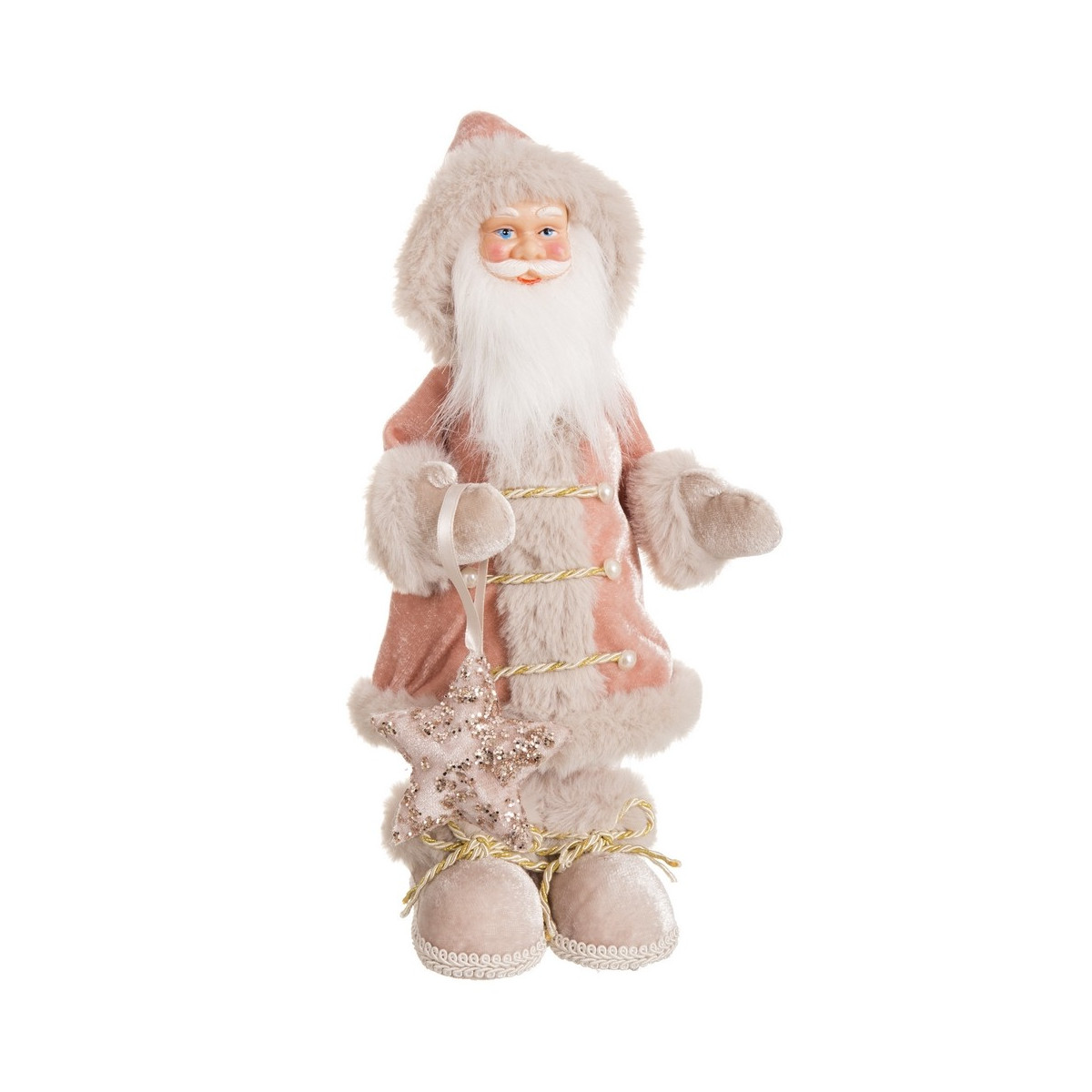 Figura Babbo Natale per Decorazione Natalizia 15 x 14 x 29 cm