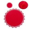 S 4 sottobicchiere rosso e sottobicchiere 10 x 0 30 x 10 cm