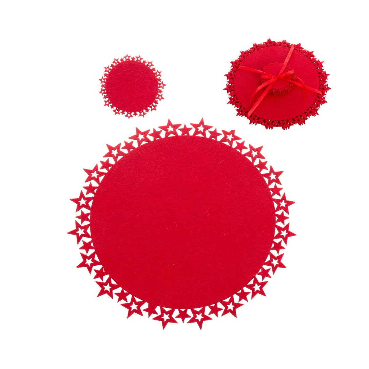 S 4 sottobicchiere rosso e sottobicchiere 10 x 0 30 x 10 cm