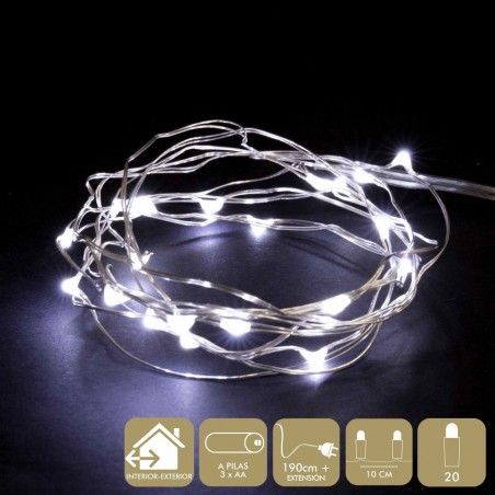 Micro led 20 luci bianche
