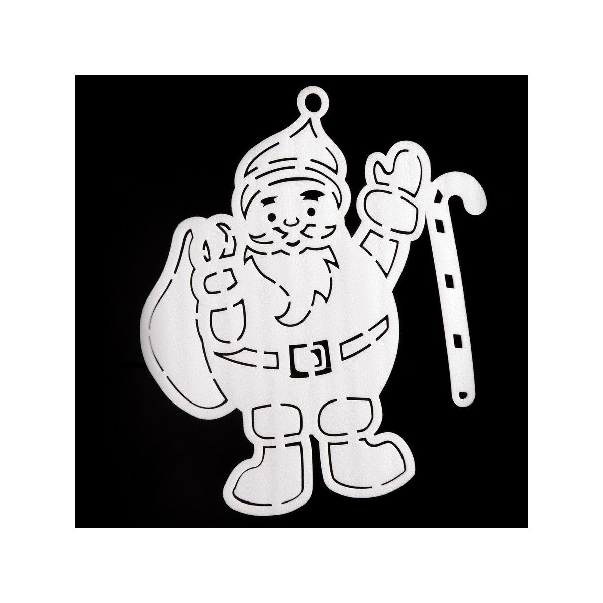 Adesivo finestra babbo natale foam 60 x 53 cm