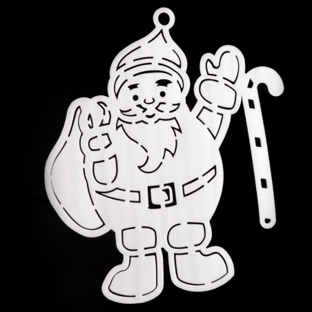 Adesivo finestra babbo natale foam 60 x 53 cm