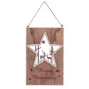 Pendente stella legno