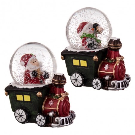 Palla di neve treno 2 m 6,50 x 4,50 x 8 cm