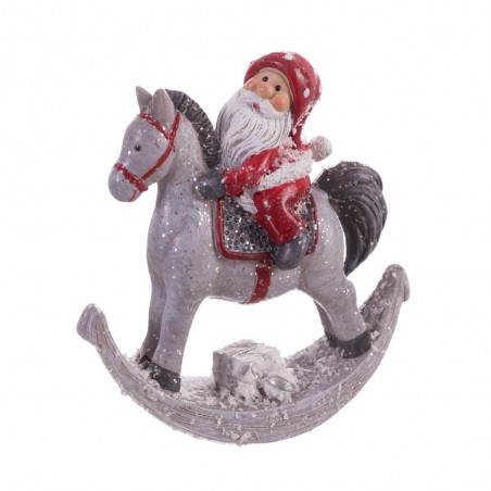 Babbo Natale dondolo 9,50 x 3,50 x 10,50 cm