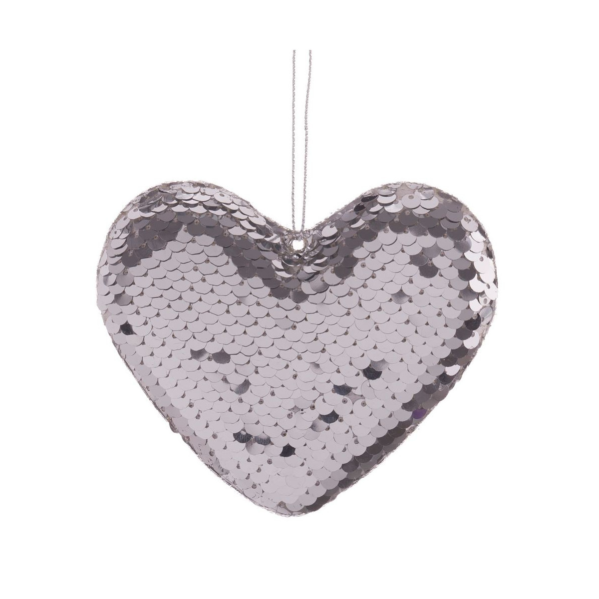 Ciondolo cuore in argento 1 x 10 x 10 cm